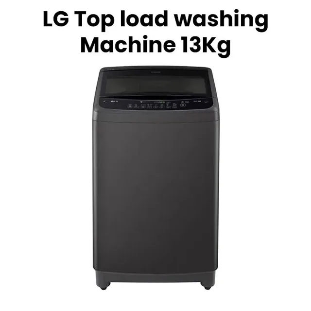 LG Top Load Washing Machine, 13 kg, Black, T1388NEHV2 price comparison Qatar – cheapest at Jumbo Souq