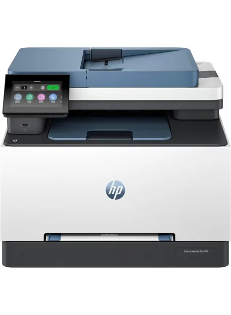 Color LaserJet Pro MFP 3303fdw Printer, Print Speed Up to 25 ppm, Ethernet, USB, Wi-Fi, Dynamic Security Enabled, 100 Sheets Output Tray, 4.3" Diagonal Color TFT Display | 499M8A Blue/White/Black, Black price comparison in Qatar