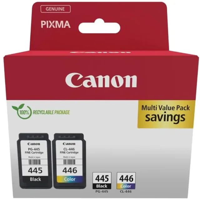 Canon Cartridge PG 445 Black + CL446 Colors price comparison Qatar – cheapest at Al Meera