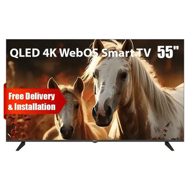 Oscar 55 Inch QLED 4K UHD Smart TV price comparison Qatar – cheapest at Jumbo Souq