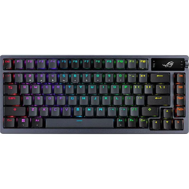 Asus ROG Azoth Wireless Mechanical Gaming Keyboard, Bluetooth/Wireless (2.4 GHz RF)/Wired, for Laptop/Desktop Computer/Gaming Desktop Computer/CPU Windows 10 or Later, Black price comparison Qatar – cheapest at Microless