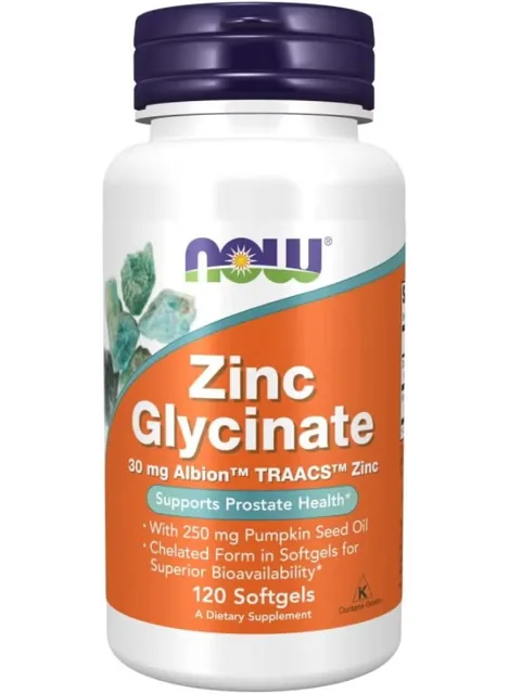 NOW Foods Glycinate Zinc 120 softgels price comparison in Qatar