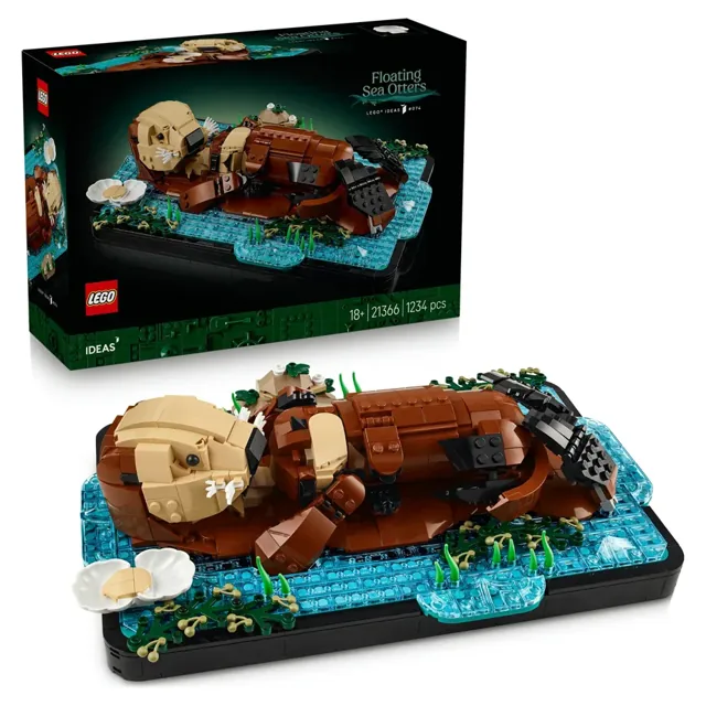 Lego Ideas 21366 Floating Sea Otters 1234Pcs price comparison Qatar – cheapest at Yalla Toys