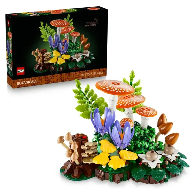 LEGO Botanicals Woodland Mushrooms 11505 (806 Pieces) price comparison Qatar – cheapest at Hala Mama