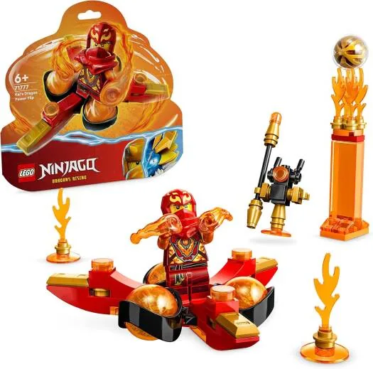 Lego Ninjago Kais Dragon Power Spinjitzu Flip 71777 with 72pcs price comparison Qatar – cheapest at Brickmak via Microless