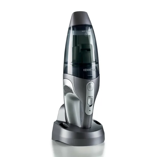 Kenwood Wet & Dry Cordless Handheld Vacuum Cleaner With 14.8V Lithium-Ion Battery, 500ml Dust Capacity, 120ml Liquid Capacity For Home, Office And Car Hvp19.000Si Black/Silver, Silver price comparison in Qatar