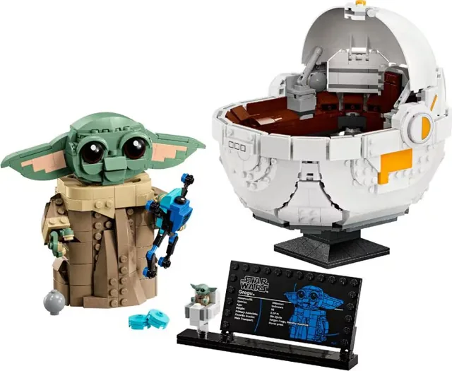 LEGO Grogu with Hover Pram price comparison Qatar – cheapest at Toys4me
