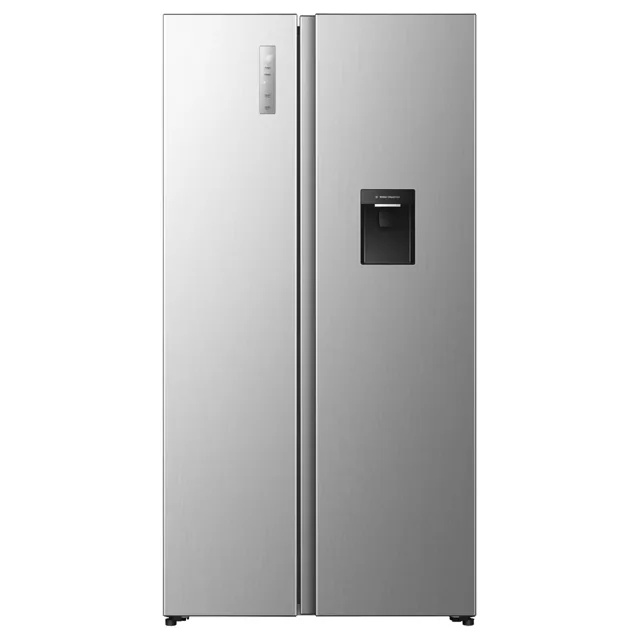 Hisense Side-by-Side Refrigerator with Non-Plumbed Water Dispenser Pure Flat 725L Gross Capacity RS3P725NMI price comparison in Qatar