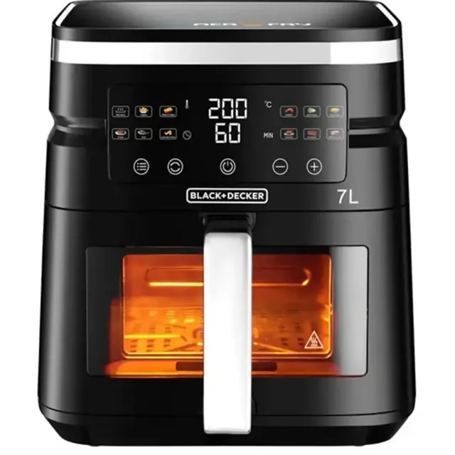 Black+Decker Digital Air Fryer AF7010-B5 Black, Black price comparison in Qatar