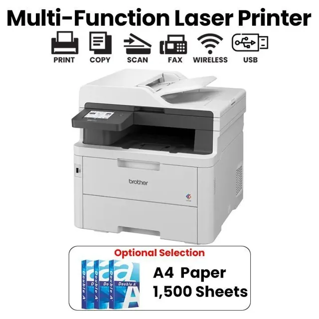 Brother Color LED Laser Multifunction Printer, LED Printing Technology, Automatic Duplex Printing, ADF Support - White - MFC-L3760CDW price comparison Qatar – cheapest at QUICK CART COMPUTER LLC via Microless