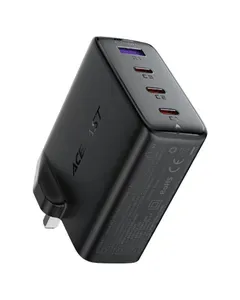 Acefast A97 PD100W Gan (3*Usb-C+Usb-A) Charger (Uk) Black price comparison Qatar – cheapest at Alif Stores