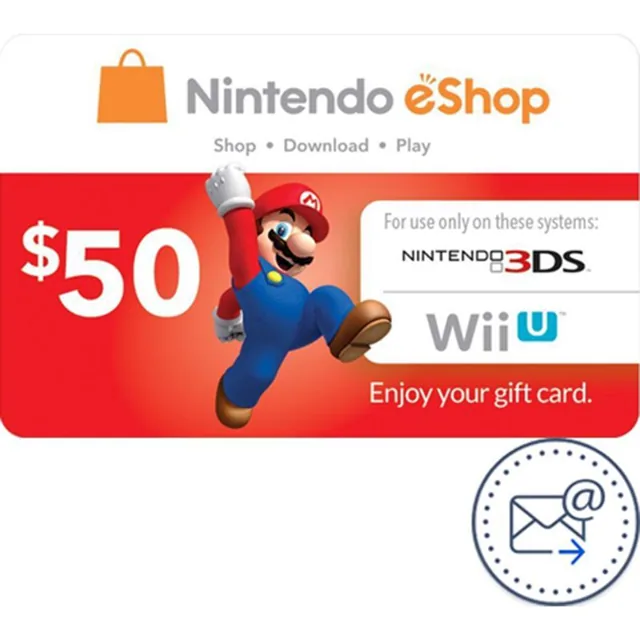 Nintendo 50$ eShop Payment and Recharge Card (Delivery by eMail), Digital Code (USA) price comparison in Qatar