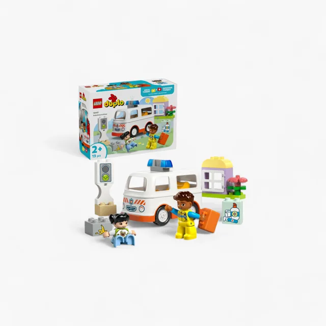 LEGO Duplo Ambulance & Driver For Pretend Play price comparison Qatar – cheapest at Centrepoint