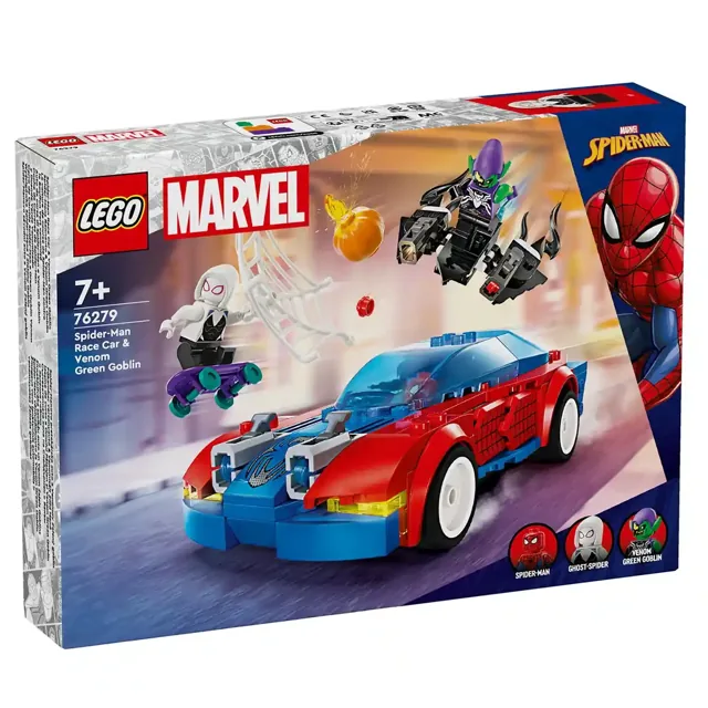 LEGO Marvel Spider-Man Race Car & Venom Green Goblin 76279 price comparison Qatar – cheapest at Yalla Toys