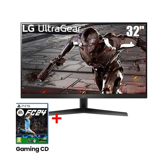 LG 31.5'' UltraGear Full HD Gaming Monitor with 165Hz, 1ms MBR and NVIDIA G-SYNC Compatible | 32GN50R-B price comparison Qatar – cheapest at RP Tech