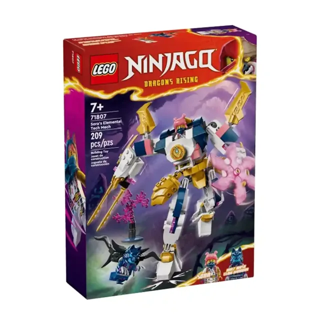 Lego Ninjago Soraâ€™s Elemental Tech Mech Toy 71807 price comparison Qatar – cheapest at Yalla Toys