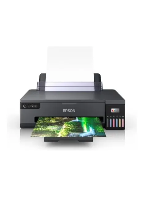EcoTank L18050 Ink Printer, 6 Color Dye Based Inks, A3+ Borderless Photo Printing, Print Speed Appx 27 sec* (4R) / 65 sec* (A4), CD/DVD/PVC/ID Card Printing, WiFi Direct, C11CK38403DA Black price comparison Qatar – cheapest at QUICK CART COMPUTER LLC via Microless