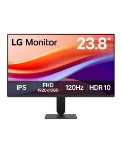 LG LED Monitor 24U411A IPS FHD 120Hz/5ms SRGB 23.8 inch Black, Black price comparison in Qatar