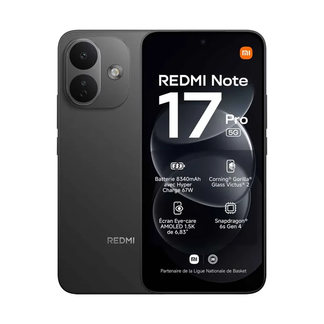 Xiaomi Redmi Note 17 Pro 256GB – Black product image