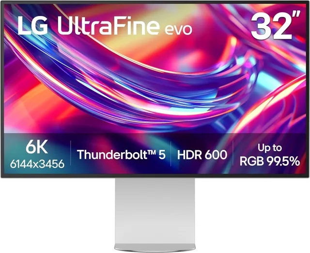 LG LED Monitor 32U990A Ultrafine Nano IPS 6K HDR RGB Coverage 32inch Silver, Silver product image