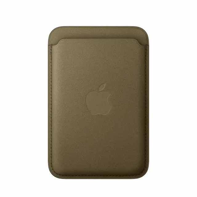 Apple FineWoven Card Wallet / Supports MagSafe / Dark Olive, Olive product image
