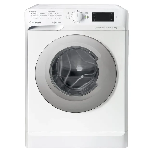 Indesit Front Load Washing Machine, 8 kg, 1400 RPM, White, MTWE81483WS price comparison Qatar – cheapest at Lulu Hypermarket