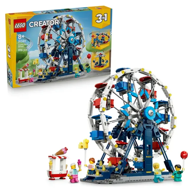 LEGO Creator Iconic Ferris Wheel 31389 (916 Pieces) price comparison Qatar – cheapest at Hala Mama