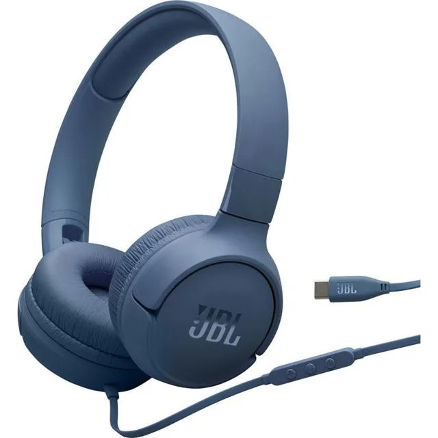 JBL T520C Usb-C Blue Hi-Res Wired On Ear Headphones price comparison Qatar – cheapest at Jarir Bookstore