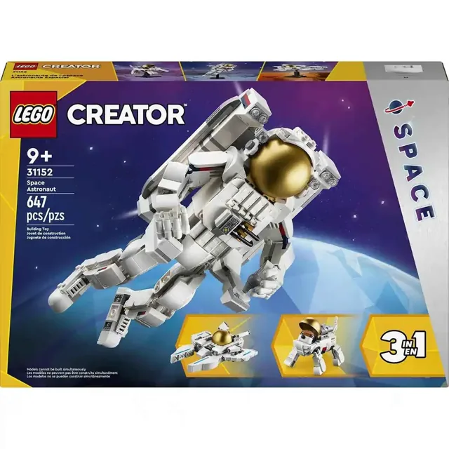 LEGO Creator Space Astronaut 3in1 Toy Set 31152 price comparison Qatar – cheapest at Yalla Toys