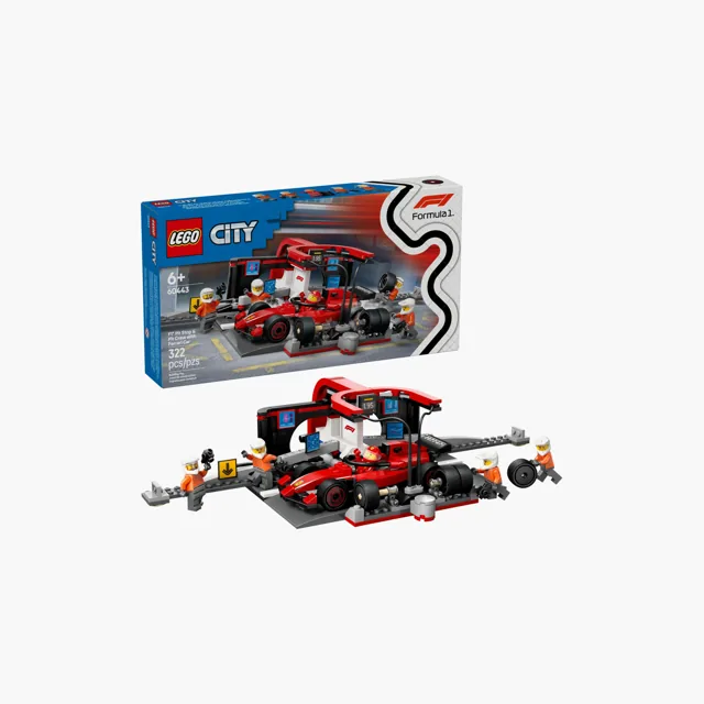LEGO City F1 Pit Stop & Pit Crew With Ferrari Car Racing Vehicle Toy price comparison Qatar – cheapest at Centrepoint
