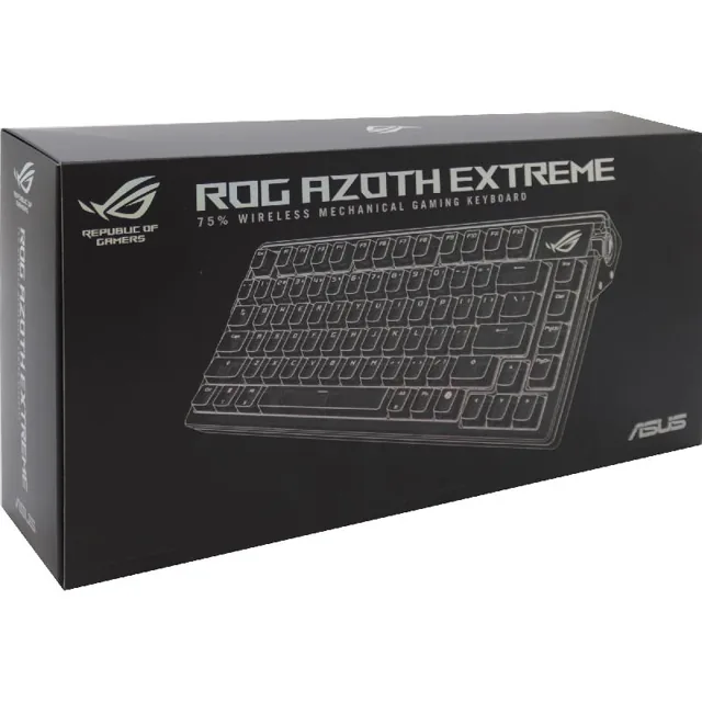 Asus ROG Azoth Extreme Wireless Mechanical Gaming Keyboard, Bluetooth/Wireless (2.4 GHz RF)/Wired, for Laptop/Desktop Computer/Gaming Desktop Computer/CPU Windows OS, Black price comparison Qatar – cheapest at Microless