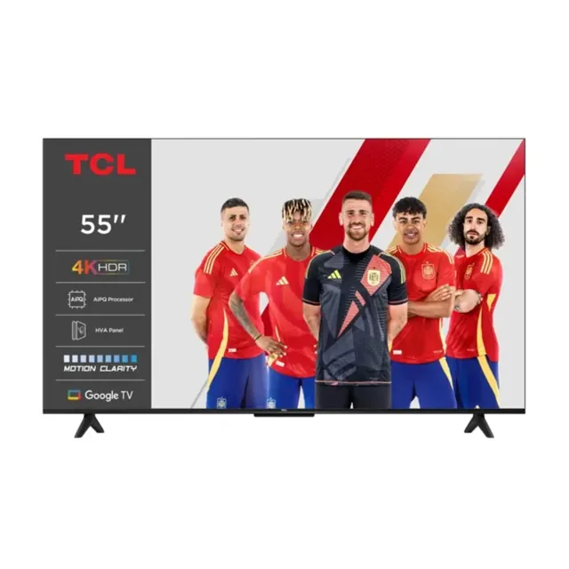 TCL P6K Series 4K UHD LED Google Smart TV, 55" 4K UHD Display, AiPQ Processor with AI Clarity/Color/HDR/Contrast, HDR10+HLG, Dynamic Color Enhancement, HVA Panel 3X Contrast | 55P6K price comparison Qatar – cheapest at Microless
