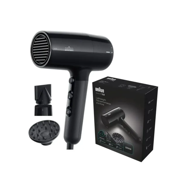 Braun Hair Dryer 2200W Black HD-225 price comparison Qatar – cheapest at Lulu Hypermarket