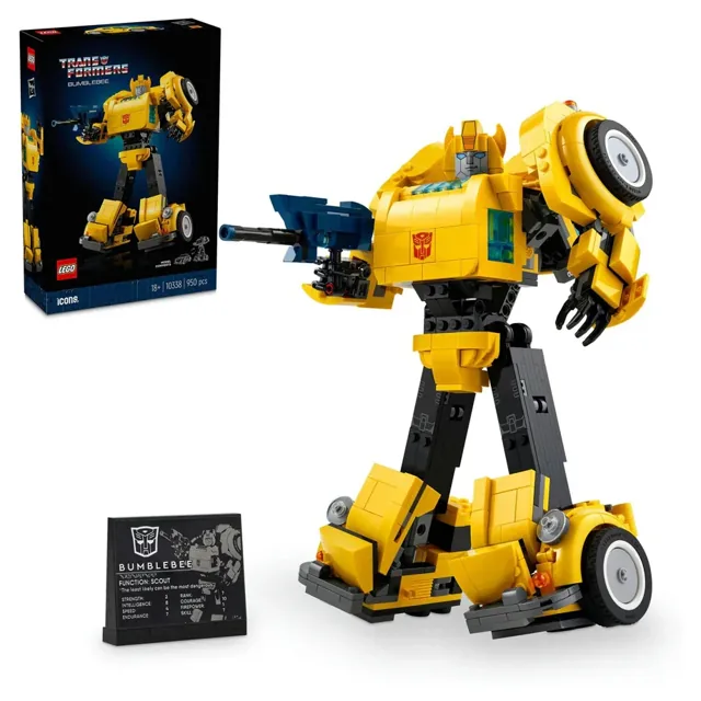LEGO Icons Transformers Bumblebee Set 10338 price comparison Qatar – cheapest at Hala Mama