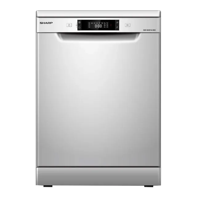 Sharp Freestanding Dishwasher, 14 Place Settings, 8 Programs, Silver, QW-MA814-SS3 price comparison Qatar – cheapest at Carrefour Qatar