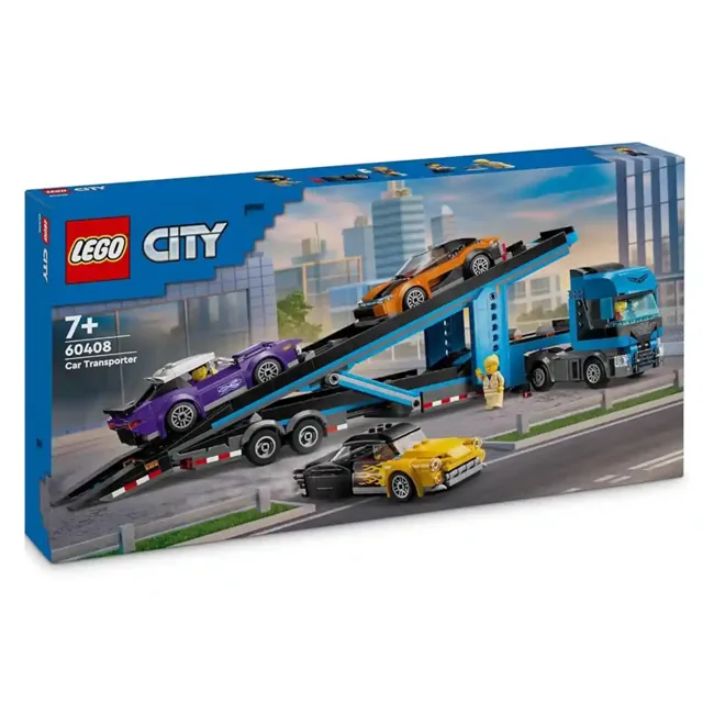 Lego City 60408 Car Transporter Truck with Sports Cars price comparison Qatar – cheapest at Kiddy Zone