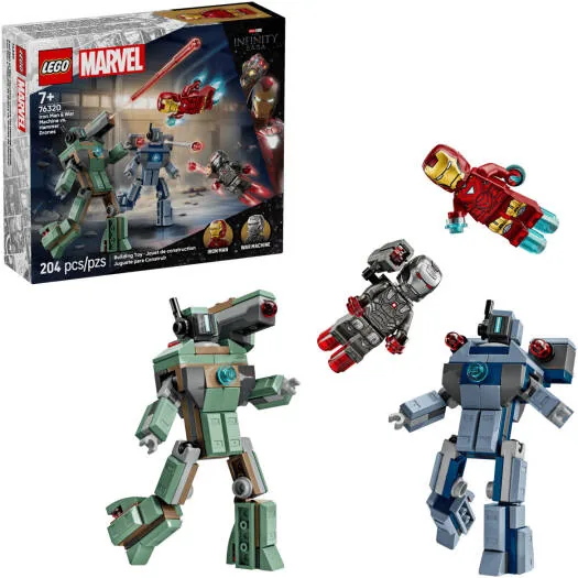LEGO® Iron Man & War Machine vs. Hammer Drones price comparison Qatar – cheapest at LEGO Qatar