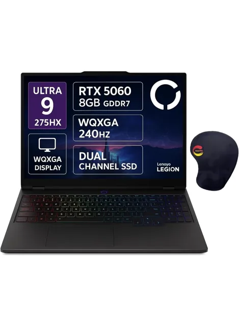 Lenovo Legion 16" Core Ultra 9 275hx RTX 5060 32GB RAM 1TB – Gray price comparison Qatar – cheapest at QUICK CART COMPUTER LLC via Microless