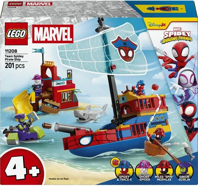 LEGO® Team Spidey Pirate Ship 11208 product image