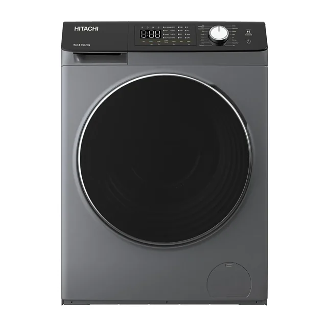 Hitachi Front Load Washer & Dryer, 8/5 kg, 1200 RPM, Dark Gray, BD-D802HVOS price comparison Qatar – cheapest at Carrefour Qatar