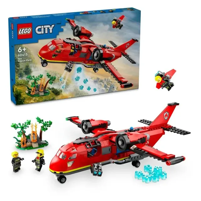 LEGO City Fire Rescue Plane Building Toy Set 60413 price comparison Qatar – cheapest at Hala Mama