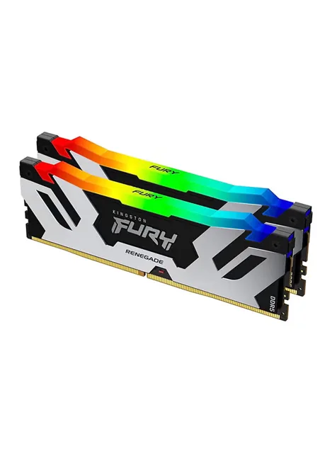 FURY Renegade RGB 96GB (2x48GB) DDR5 Desktop Memory, CL32 CAS Latency, 6000MT/s Speed, Non-ECC DIMM, 288-Pin, 1.35 Voltage, Intel XMP 3.0 Support | KF560C32RSAK2-96 price comparison Qatar – cheapest at Microless