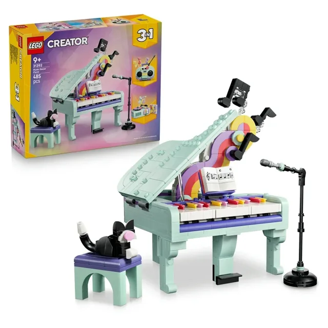 LEGO Creator Music Decor Piano With Cat 31392 (485 Pieces) price comparison Qatar – cheapest at Virgin Megastore