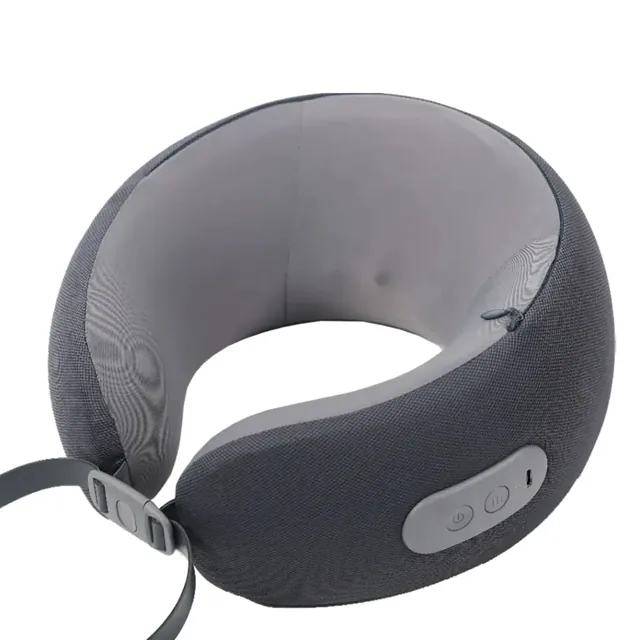 Green Lion Neck Massage Pillow / Battery Operated / 2 Massage Modes, Green price comparison in Qatar
