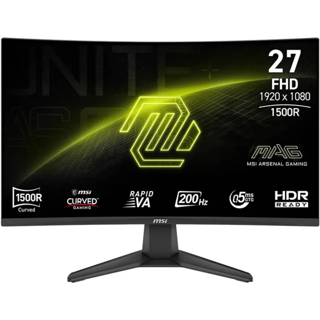 Msi Mag 276Cf E20 Gaming Monitor, 27" Rapid Va Display, Fhd Resolution, 200Hz price comparison Qatar – cheapest at Microless