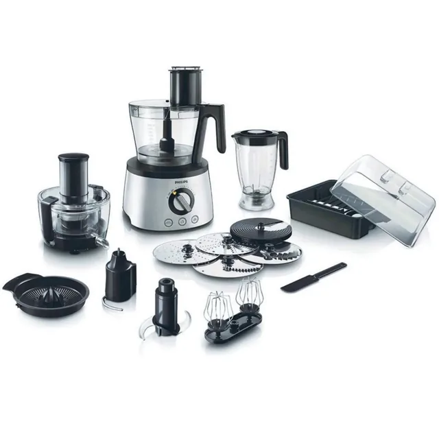 Philips Food Processor - HR7778 price comparison Qatar – cheapest at Ansar Gallery