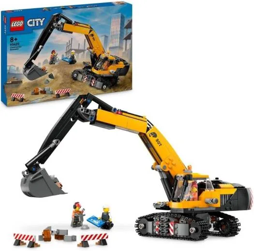 Lego Yellow Construction Excavator price comparison Qatar – cheapest at Brickmak via Microless