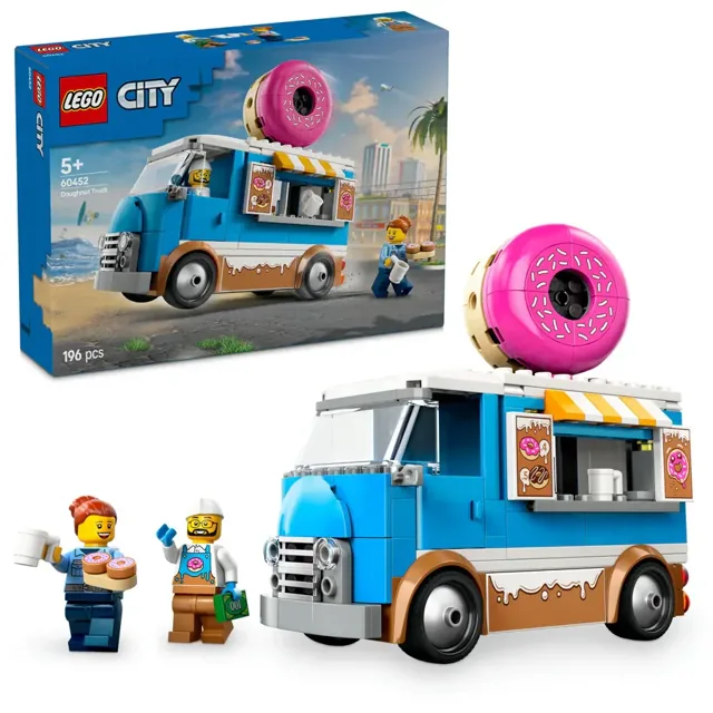 LEGO City Doughnut Truck Playset Vendor Vehicle Toy price comparison Qatar – cheapest at Hala Mama