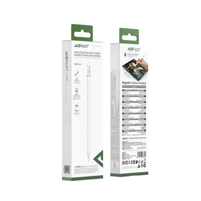 Acefast V3 capacitive pen for iPad with wireless charging price comparison Qatar – cheapest at Alif Stores