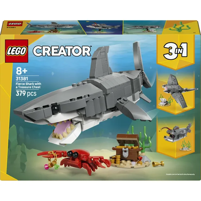 LEGO® Fierce Shark with a Treasure Chest price comparison Qatar – cheapest at LEGO Qatar